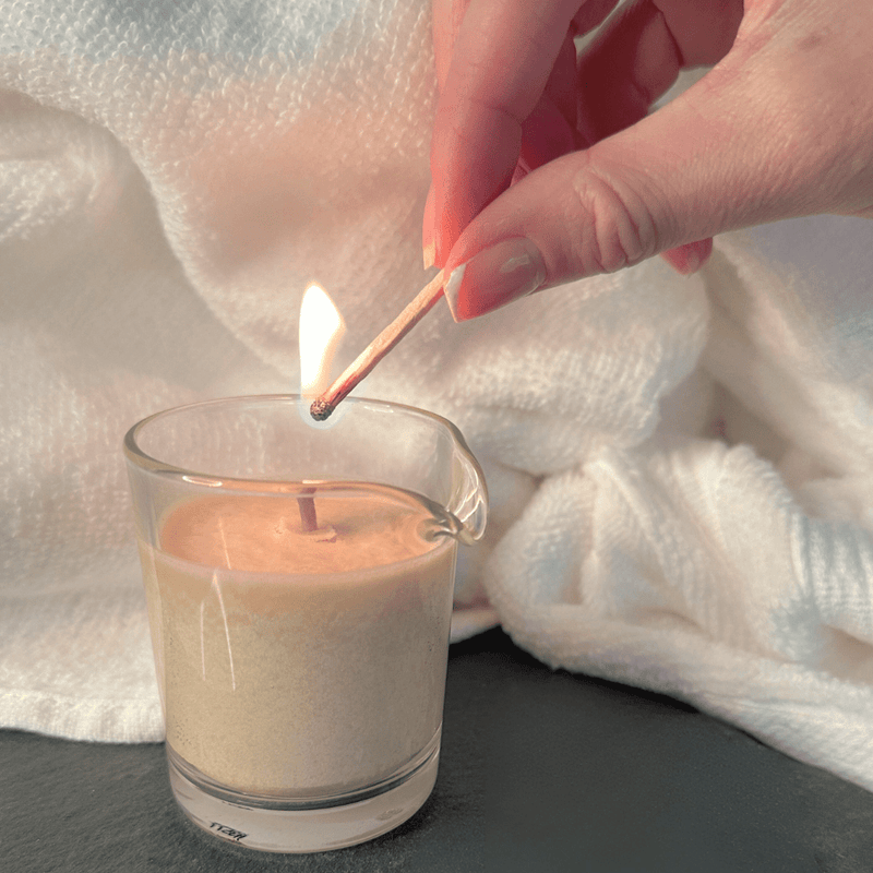 Limited Edition Tiare Monoi 60g Massage Candle - Perfectly Imperfect