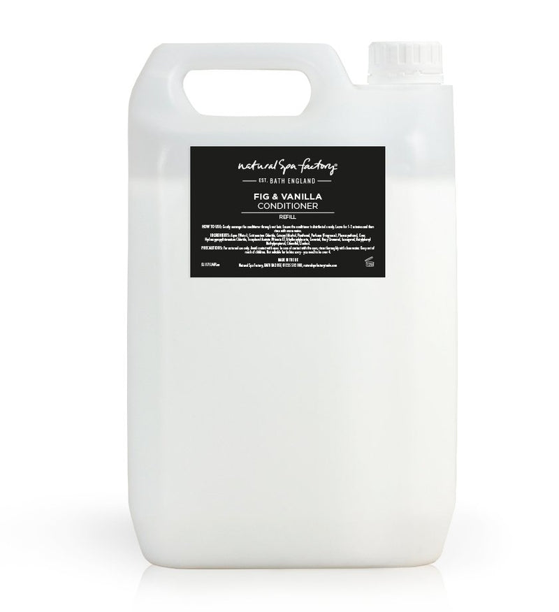 Fig & Vanilla Conditioner - Suitable For All Hair Types (5Ltr Refill) - Vegan Friendly