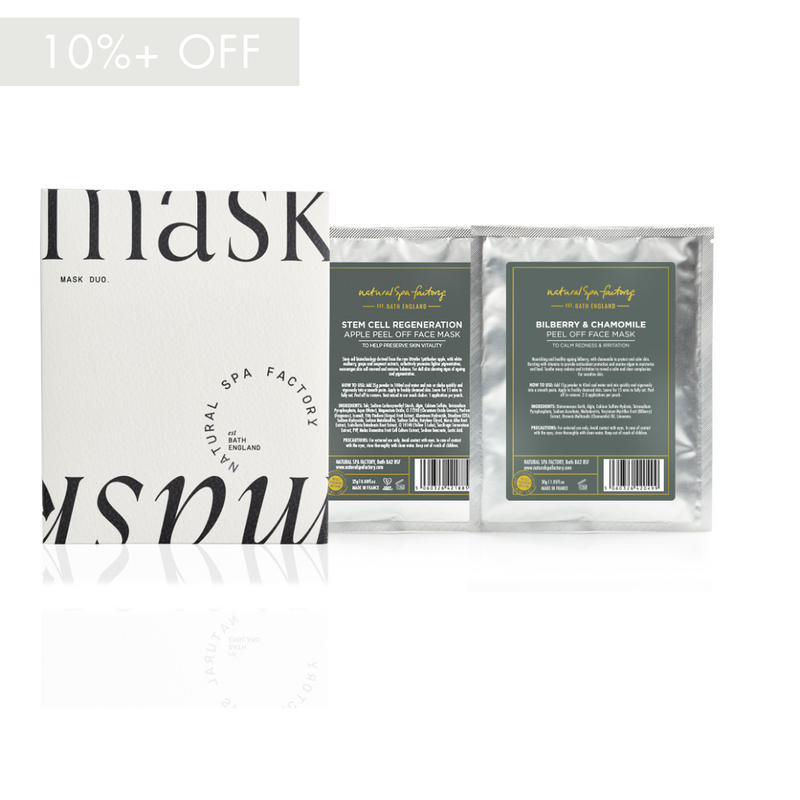 Age Reset Mask Duo Set - Regeneration Mask + Bilberry & Chamomile (Pack of 2)