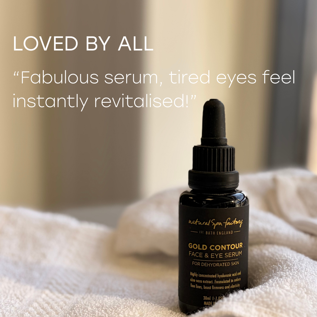 Gold Contour Face & Eye Serum 30ml with Hyaluronic Acid