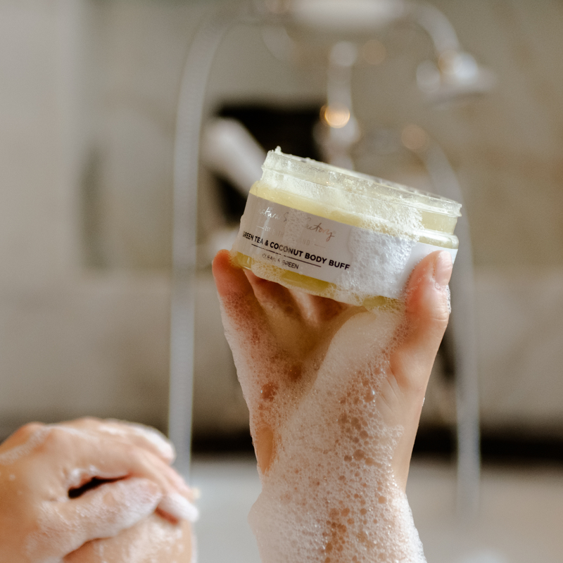 Matcha Green Tea & Coconut Body Buff 250g