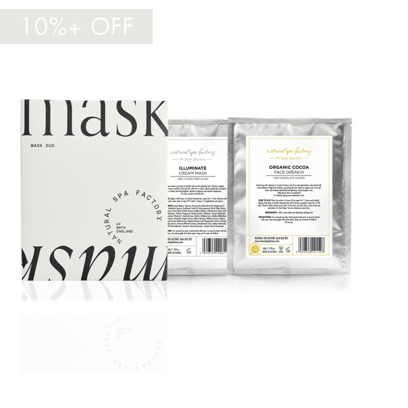 Luxury Spa Night Mask Duo Set - Cocoa Drench + Illuminate Cream Mask (Pack of 2)