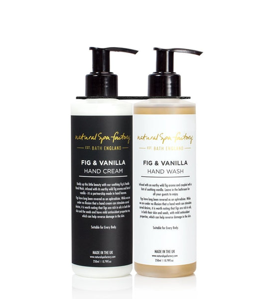 Vegan Fig and Vanilla Hand Wash and Hand Cream | Natural Spa
