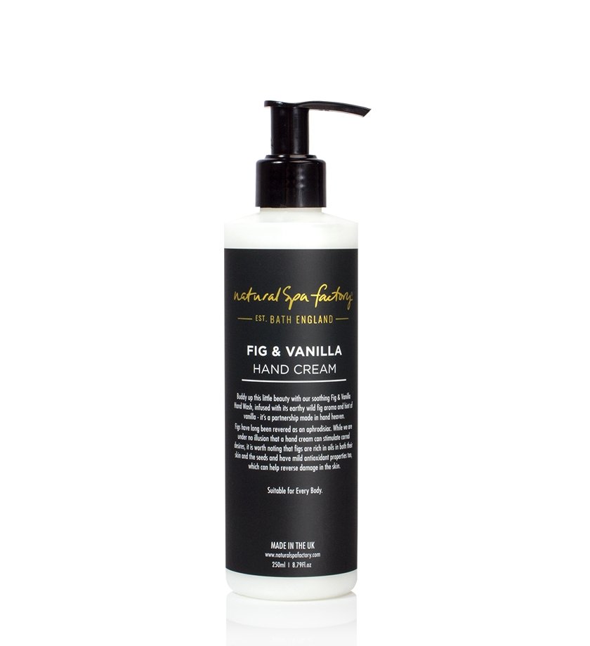 Fig & Vanilla Hand Cream - Suitable For Every Body (250ml) - Natural Spa Factory Retail