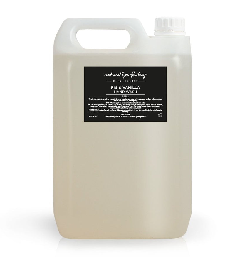 Fig & Vanilla Hand Wash - Suitable For Every Body (5Ltr Refill) - Vegan Friendly