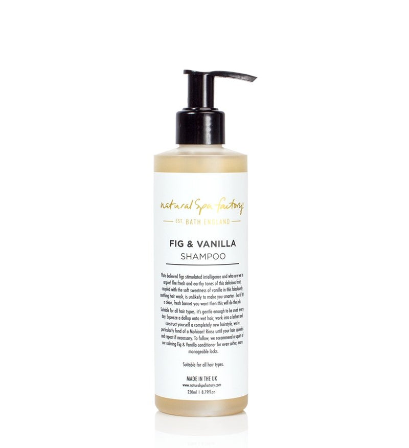 Fig & Vanilla Shampoo - Suitable For All Hair Types (250ml) - Vegan Friendly