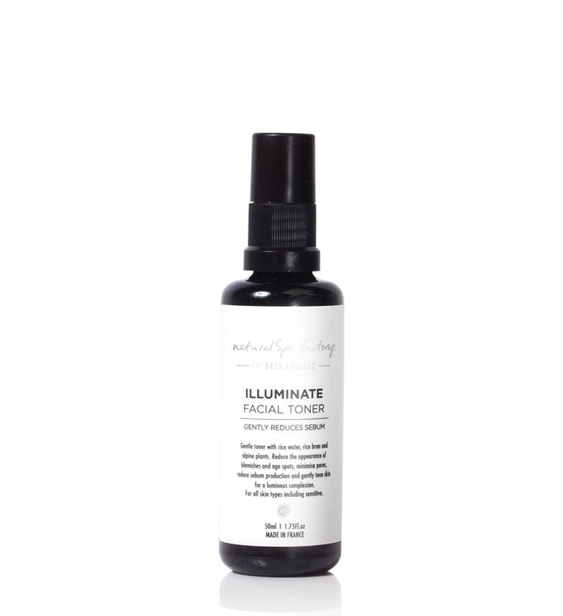 Illuminate Facial Toner - to Brighten Skin & Gently Reduce Sebum (50ml) - Vegan Friendly