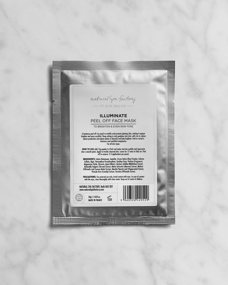 Illuminate Peel Off Face Mask - to Brighten & Even Skin Tone (30g) Set Of 3- Vegan Friendly