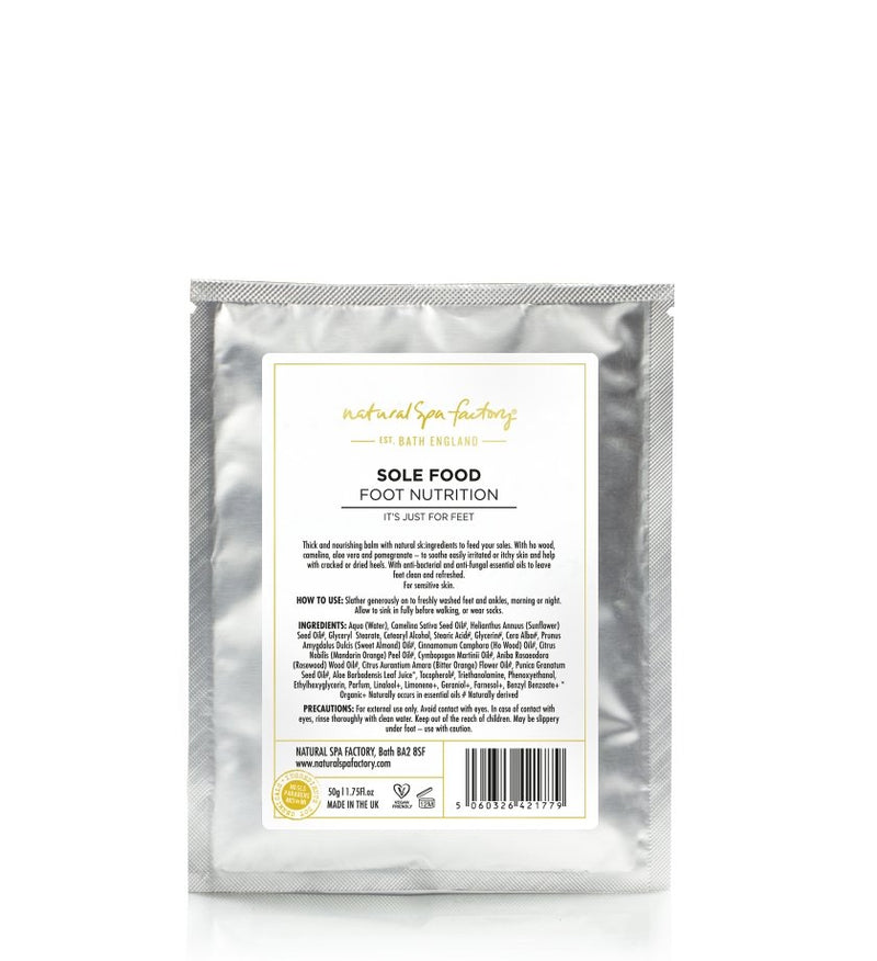 Sole Food Foot Nutrition - Soothing & Nourishing (50g) Set of 2