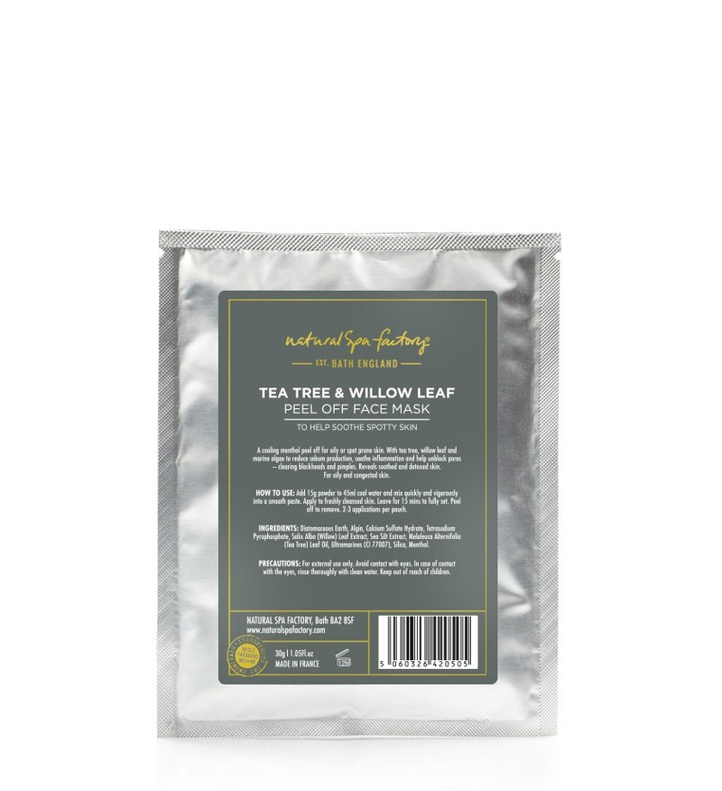 Tea Tree and Willow Leaf Peel Off Face Mask