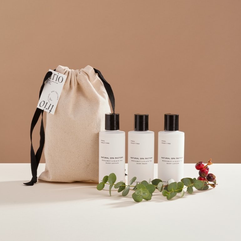 Travel Bergamot & Black Tea Trio Of Mini's